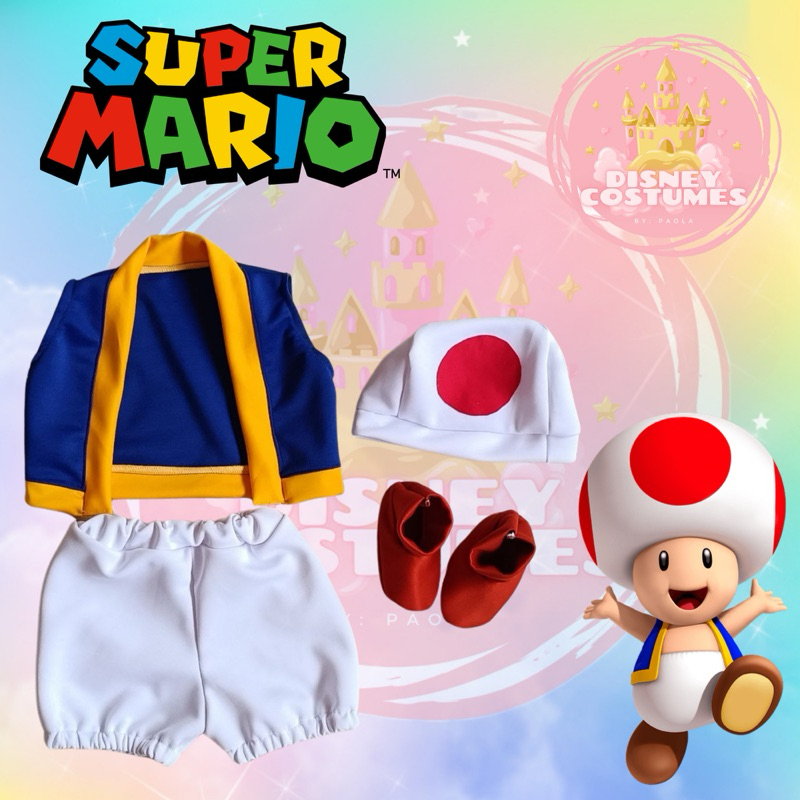 Toad of Super Mario Costume | Shopee Philippines