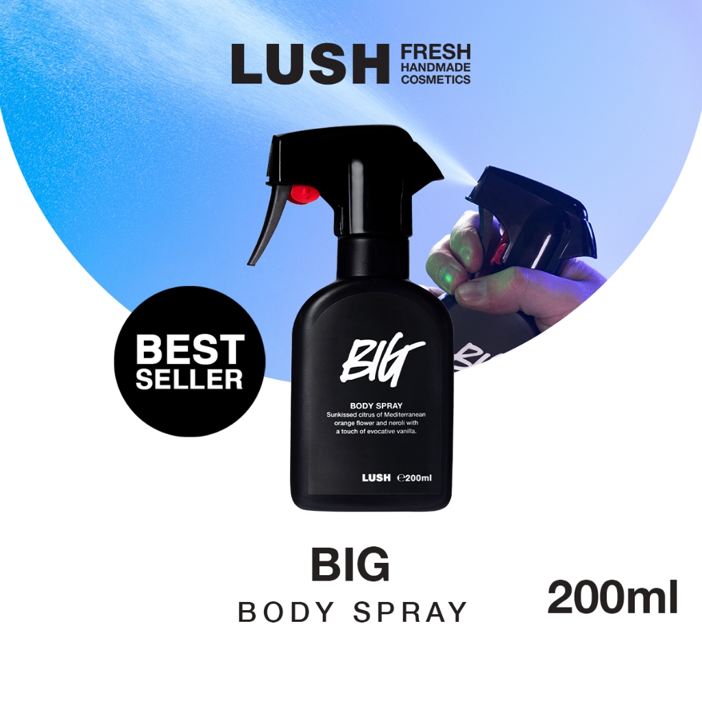 LUSH Big Body Spray 200ml (Earthy) (Floral) | Shopee Philippines