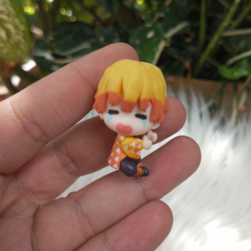 DEMON SLAYER Zenitsu Agatsuma Hugcot Mini FIgure | Shopee Philippines