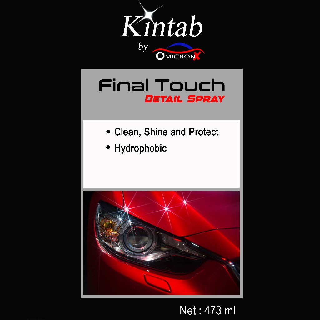 Kintab Final Touch Detail Spray 473 ml | Shopee Philippines