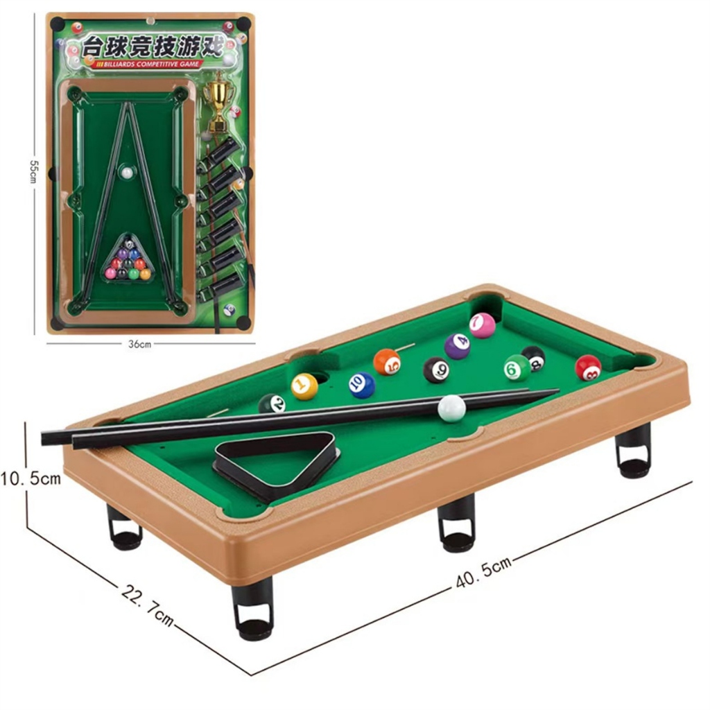 Billiard Ball Snooker Pool Table Top Game Set Kids Toy Gift Fun ...