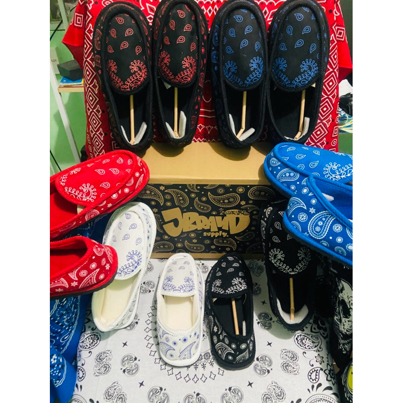 Bandana moccasins on sale