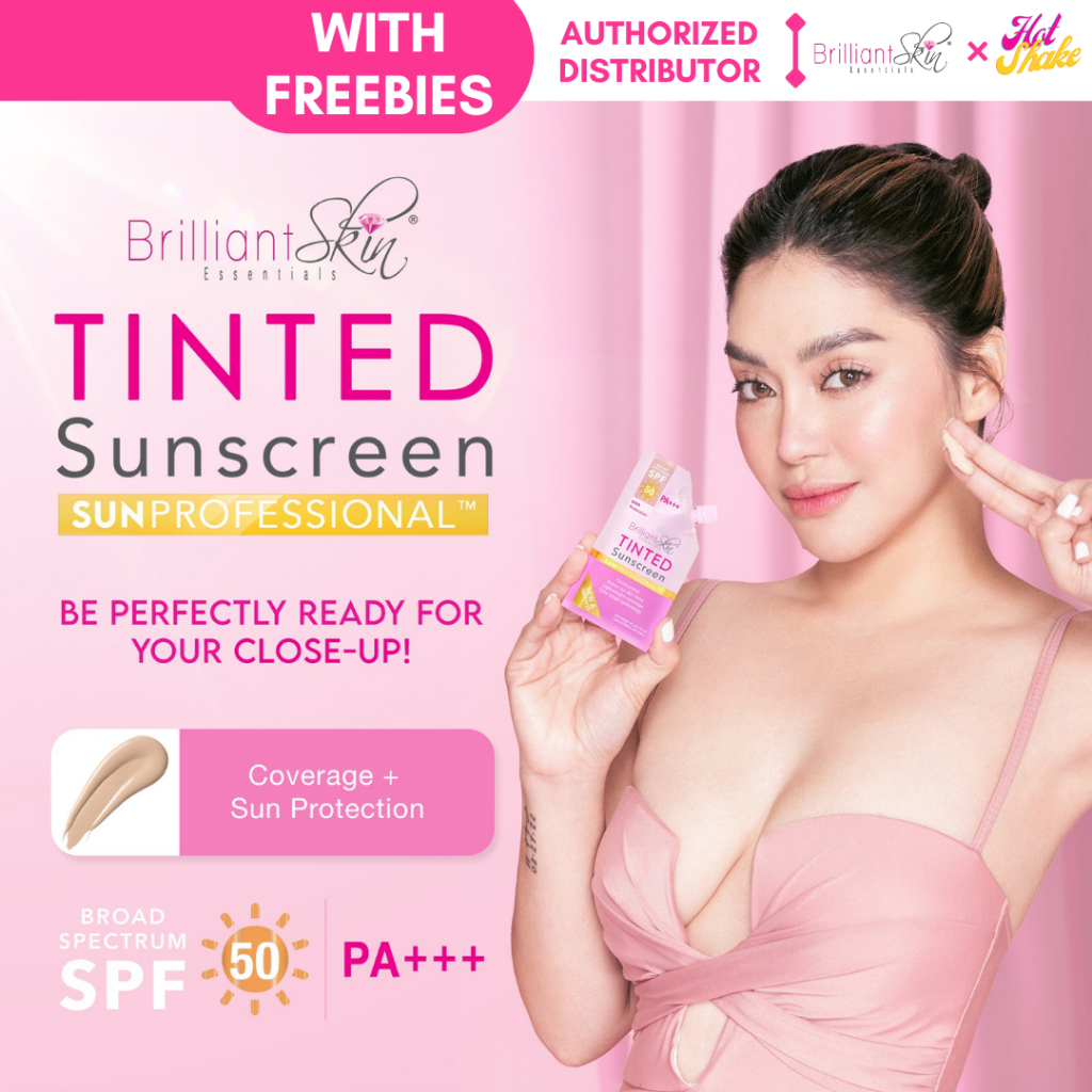 LEGIT Brilliant Skin Tinted Sunscreen GelCream SPF 50 Sunblock Sun