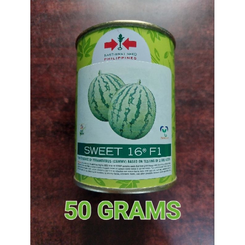 Sweet 16 F1 (50 grams) Hybrid Watermelon / Pakwan by East West Seed ...
