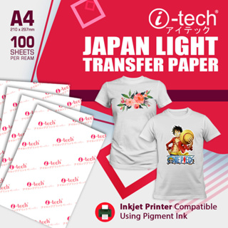 A4*20pcs) Laser Heat Transfer Printing Paper For Light Clothes