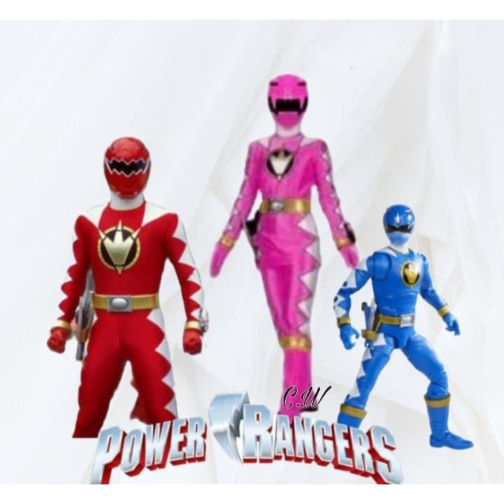 [BPN] Kids Power Rangers Costume Outfit for Boys Ages 4-8 Halloween For ...