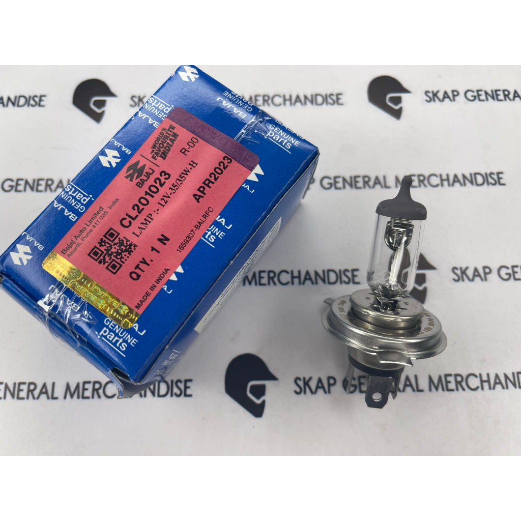 BAJAJ - HEADLIGHT BULB H4 35W - ROUSER NS125 F.I. / 135 / 180 / CT100 ...