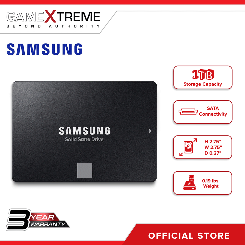 SAMSUNG 870 EVO SATA III SSD 1TB 2.5” Internal Solid State Drive MZ