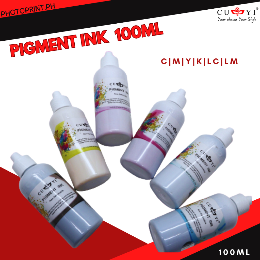 CUYI Pigment Ink 100ml for Ep son Printer Inkjet Photo Paper / Transfer