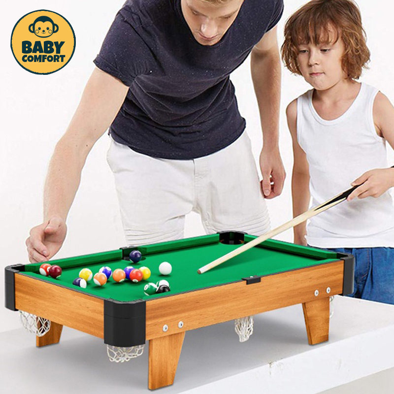 (COD)Mini Tabletop Pool Table Desktop Billiards Sets Children'S Play ...