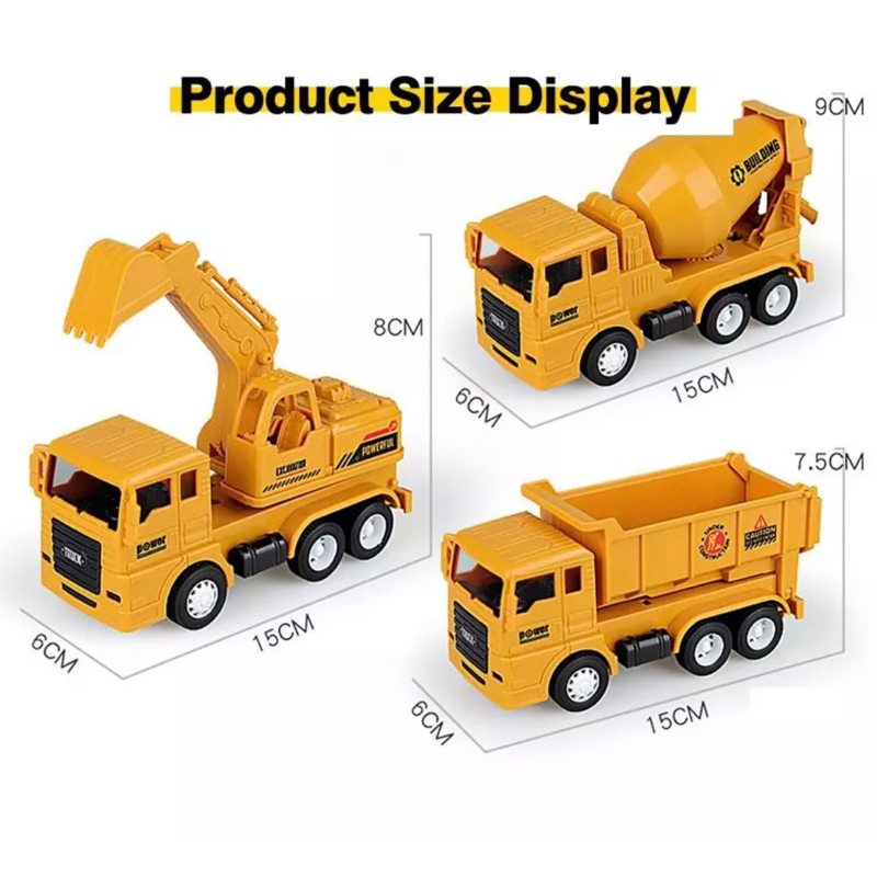 Engineering trucks toys for kids Shopee Philippines