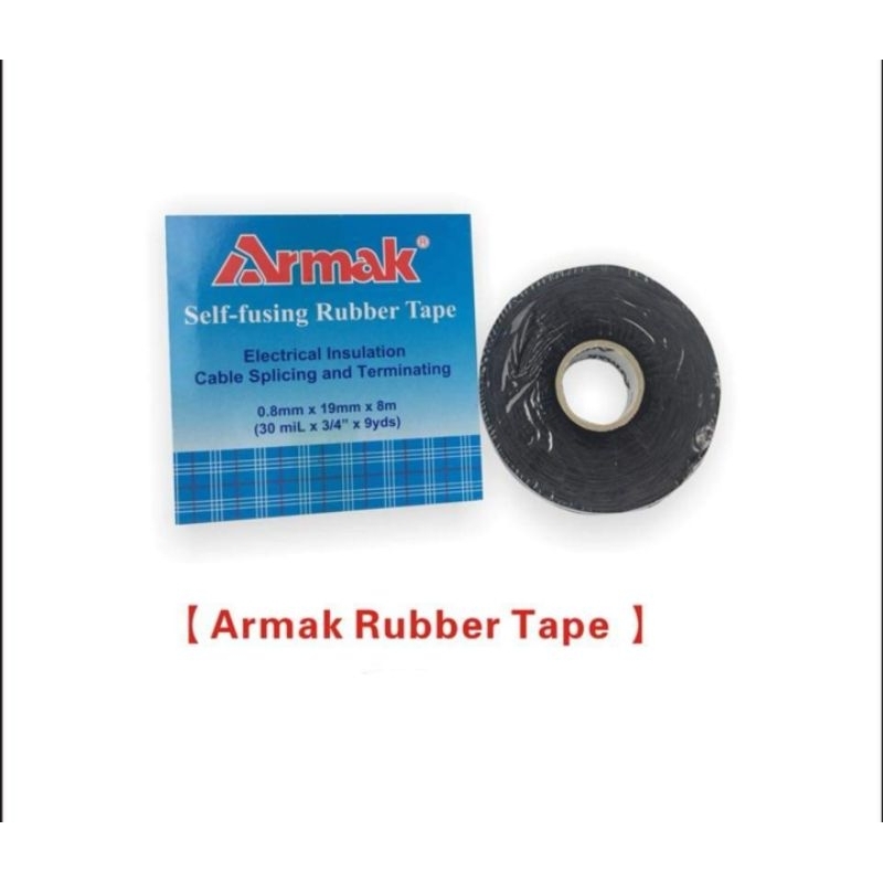 AMARK SELF FUSING RUBBER TAPE BLACK ORIGINAL. | Shopee Philippines
