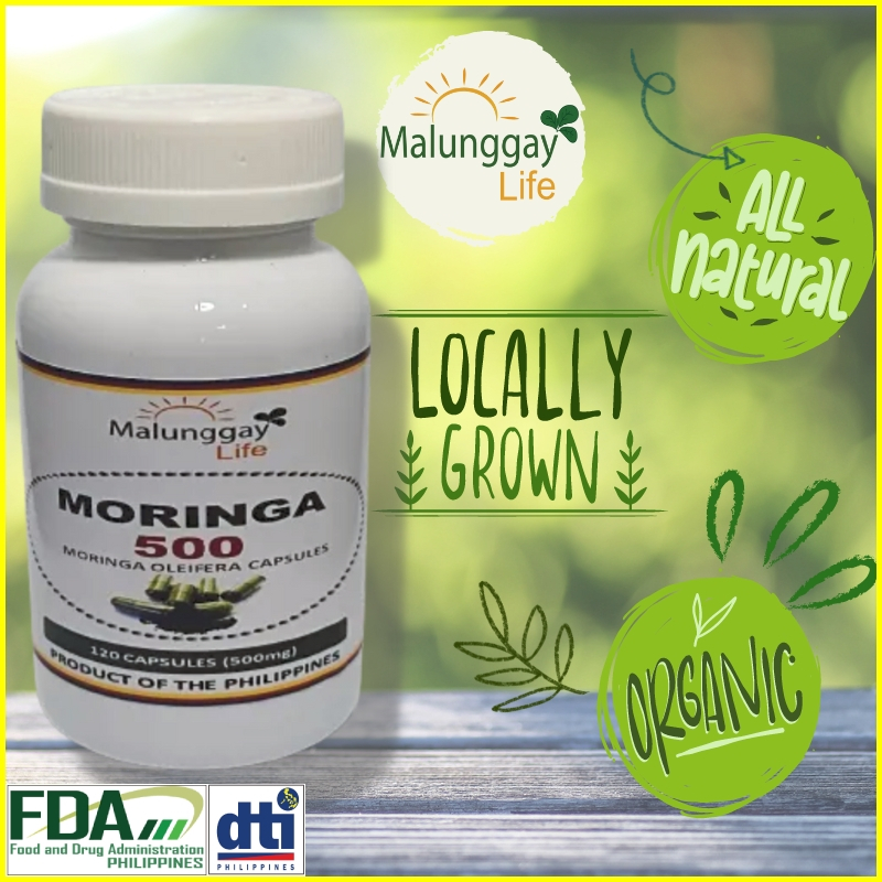 Malunggay Capsule 500mg natural organic locally grown and farm grown ...