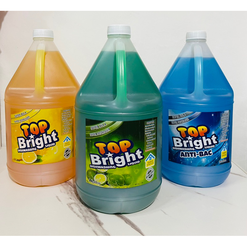 Top Bright Dishwashing Liquid (1 Gallon) Shopee Philippines