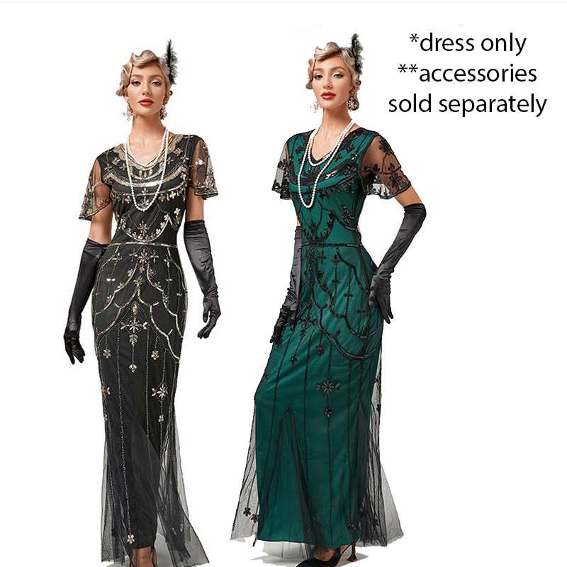 Great Gatsby Costume for Women 1920s Flapper Gown Cosplay for Adults Vintage Dress Roaring Twenties Shopee Philippines