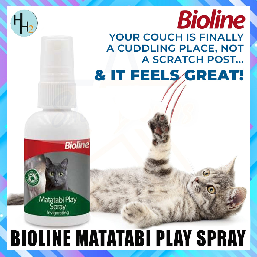 Bioline Matatabi Play Spray Invigorating Cat Repellent Spray (50ml