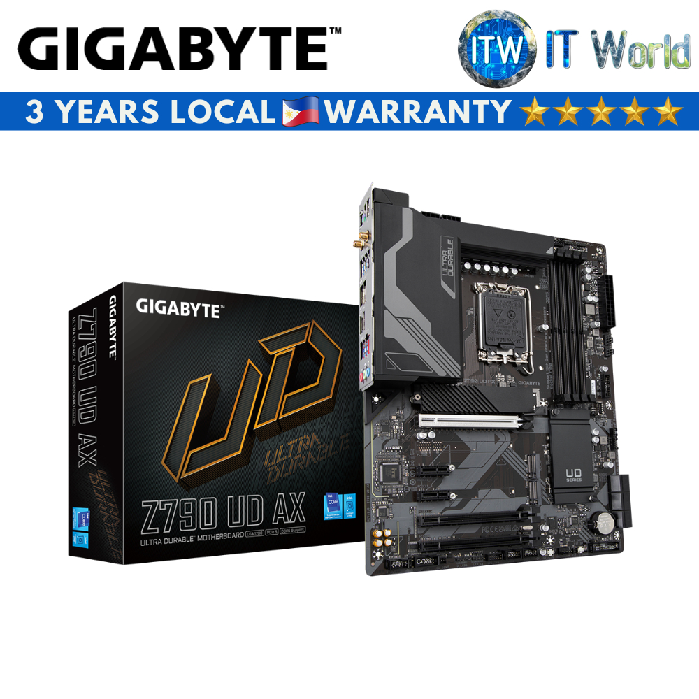 Itw Gigabyte Z790 UD AX LGA1700 DDR5 Motherboard (GAZ790UDAX