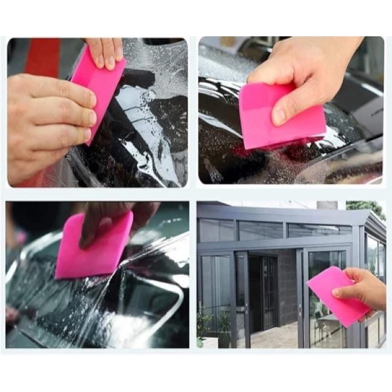 Pink Scraper Car Film Tool PPF Squeegee | Shopee Philippines