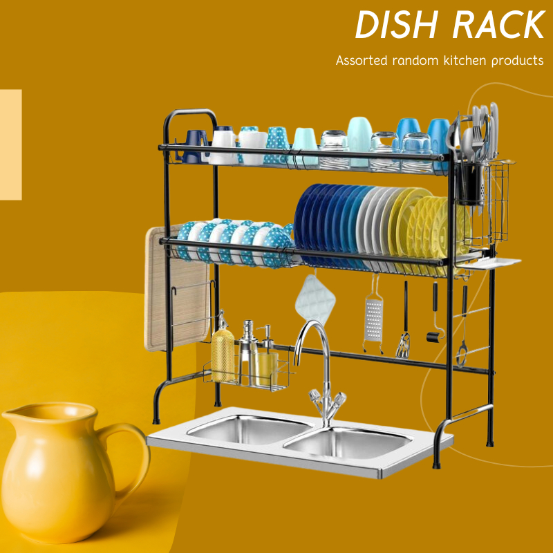 Uliance Dish Rack With Cover Dish Dish Drainer Dish Drying Rack