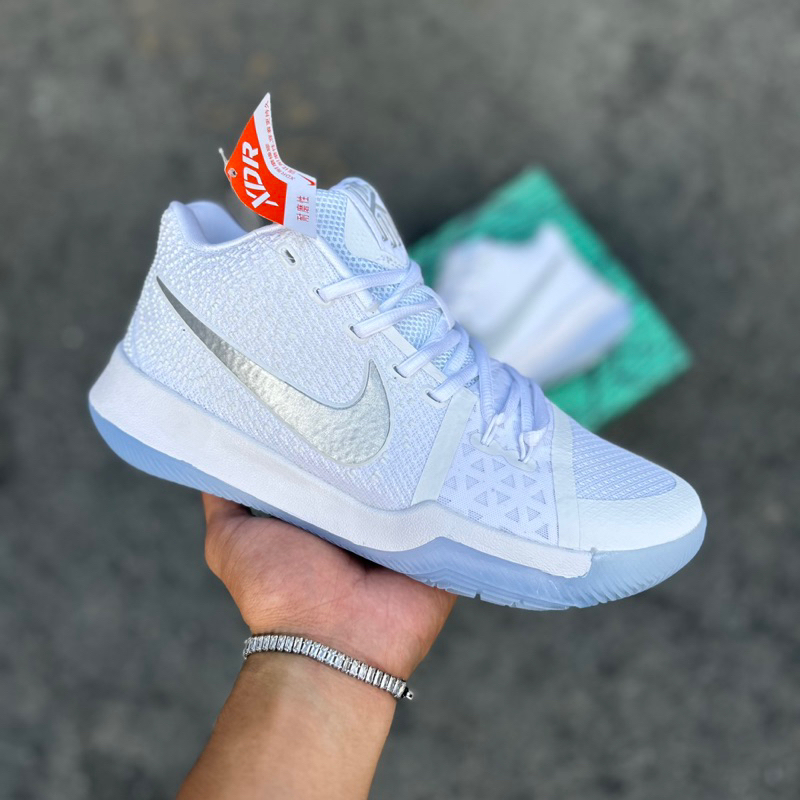 Kyrie 3 white and 2024 silver