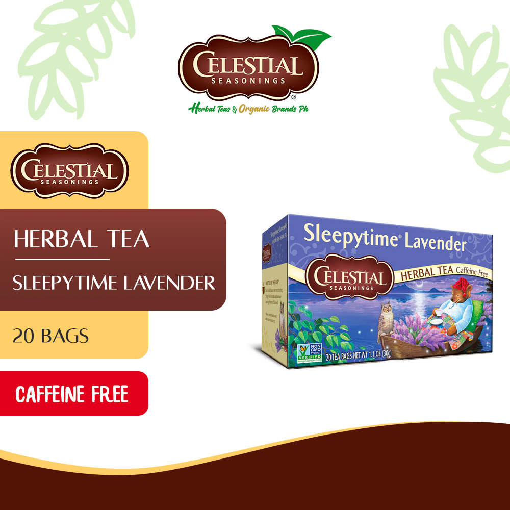 CELESTIAL SEASONINGS HERBAL TEA SLEEPYTIME LAVENDER 20 Tea Bags (30g