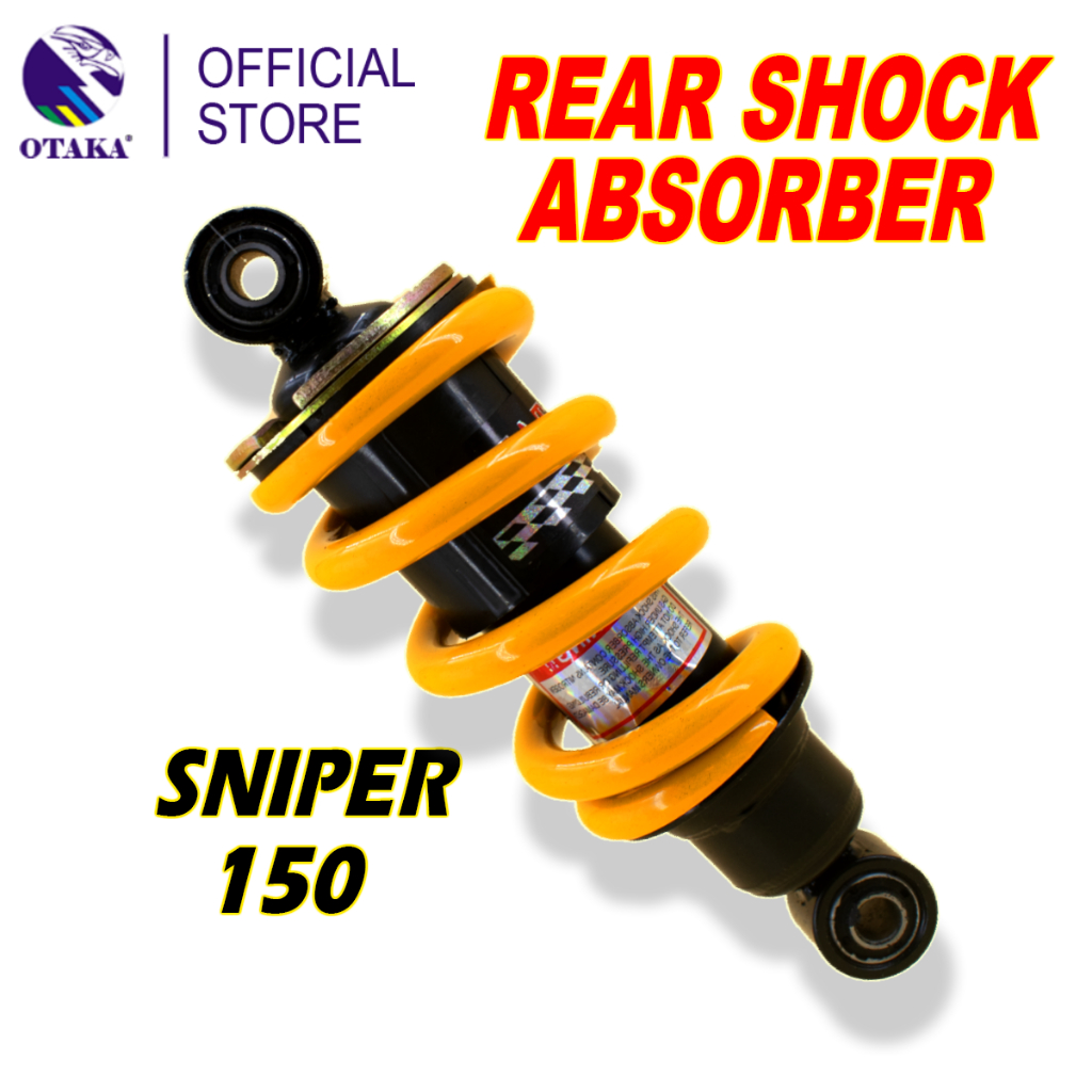 OTAKA REAR/MONO SHOCK ABSORBER SNIPER150 220mm(end-end) 200mm(between ...
