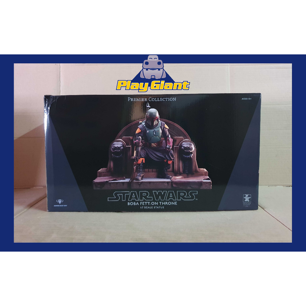 Gentle Giant Star Wars Boba Fett On Throne Premier Collection 1/7, Neuve