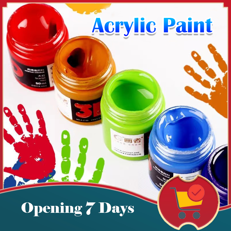 100ML Acrylic Paint Set for Painting Textile Nail Fabric Glass