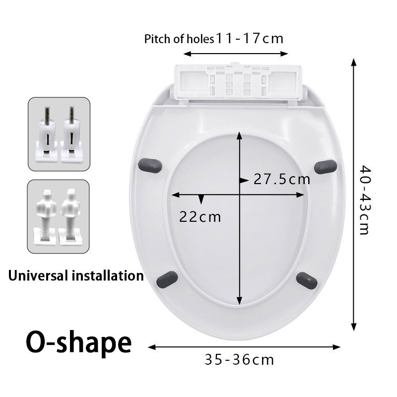 U/V/O Type Household Toilet Cover Easy to install Toilet Seat High ...