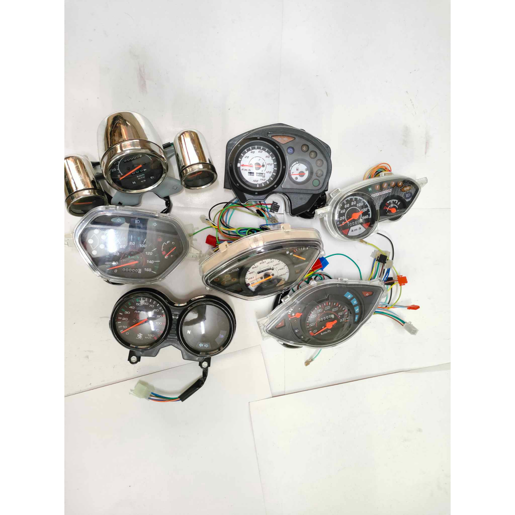 FJS MOTORCYCLE SPEED GAUGE SMASH WAVE ALPHA XRM 3IN1 BIG BAJAJ WAVE125 ...