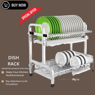 Prime Shopping - 2 Tier Metal Plate Dish Drainer SHOPEE :   VOUCHERS 