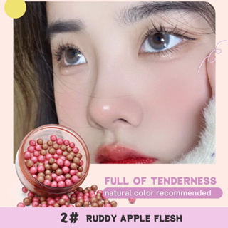 Ashley Shine Blush On Ball Blushes Pearls 18.5g Soft Powder Naturally  Pigmented Blusher with Brush