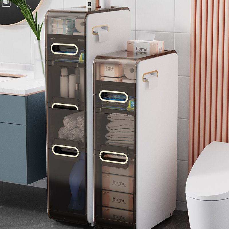 Luxury bathroom Storage rack narrow seam storage Toilet