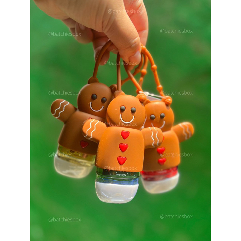 Pocketbac sanitizer holder Gingerbread Man Christmas Bath & Body Works