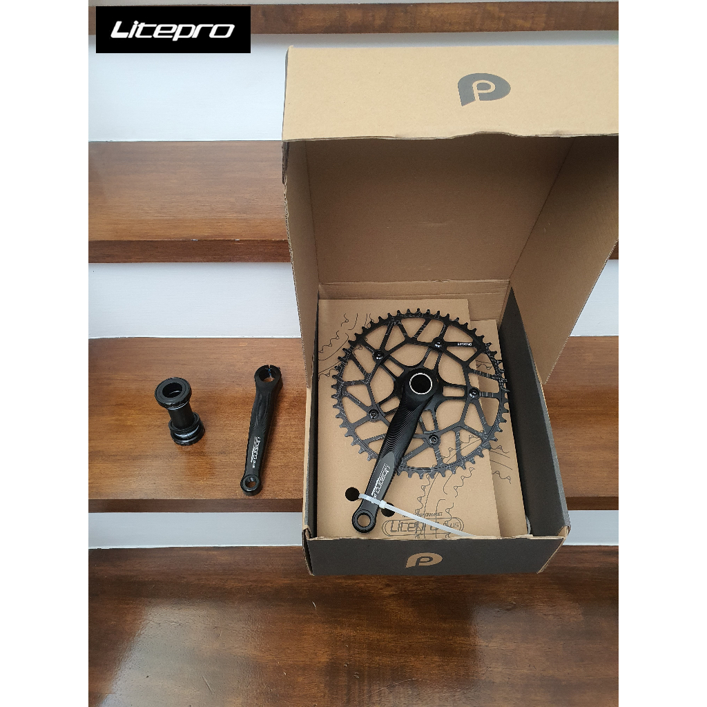 LITEPRO PLUS Ultralight Featherlight Bicycle Hollowtech Crankset Hollow ...