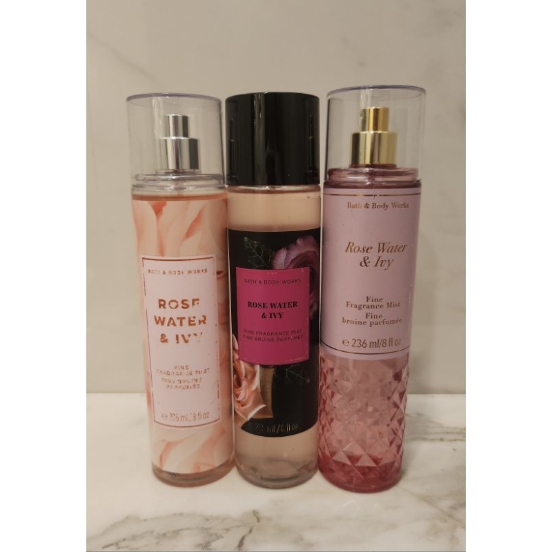 Bath & Body Works Rare Rose Water & Ivy Fine Fragrance Mist