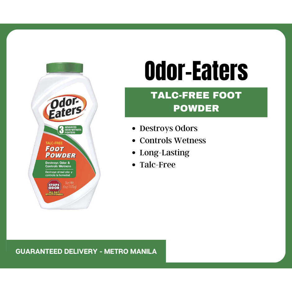 OdorEaters Foot Powder 6oz/170g Shopee Philippines