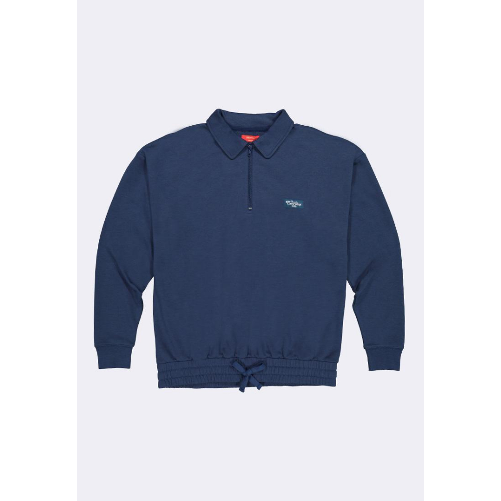 BENCH/ BWP0092 Bench Everyday Men's Collared Pullover Shopee