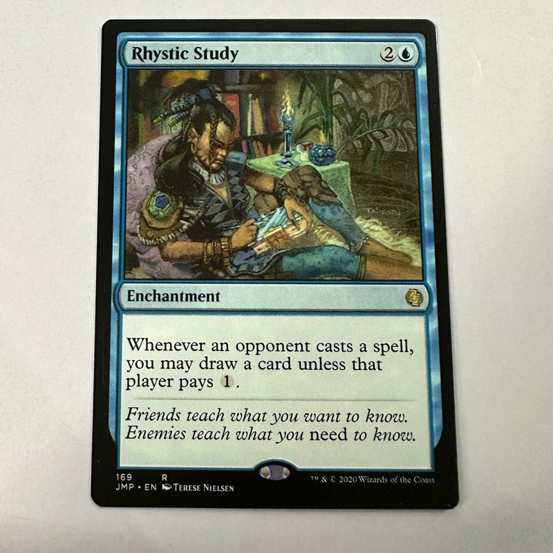 STAY WITH ME / RHYSTIC STUDY | WOE | FINAL FANTASY ENCHANTMENT | BLUE | MTG  MAGIC THE GATHERING | Shopee Philippines