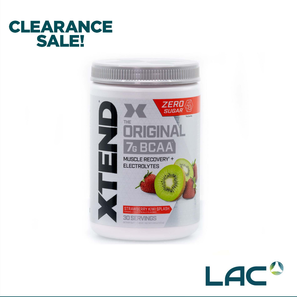 Xtend Original BCAA Strawberry Kiwi 30 Servings (Best by January 2024