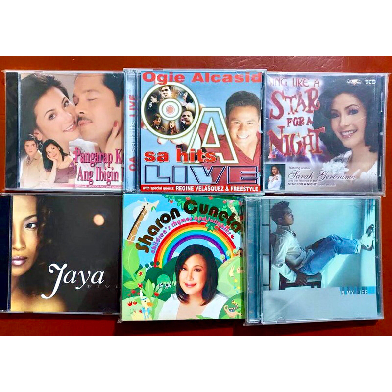 Assorted OPM CD Albums Ft. Regine Velasquez,Ariel Rivera,Ogie Alcasid ...