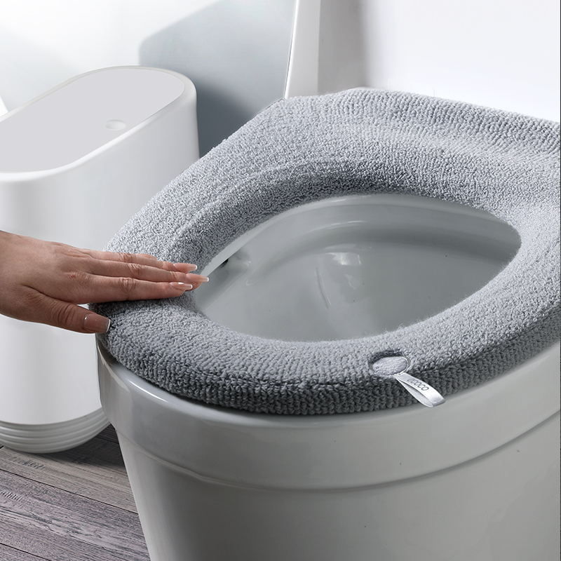 Ecoco Toilet seat four seasons universal toilet seat mat plush material