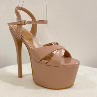 High Heels - Elegant Pageant high heels nude colour 6.5 inches | Shopee