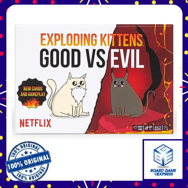 Exploding Kittens Good Vs Evil - Board Game Express | Shopee Philippines