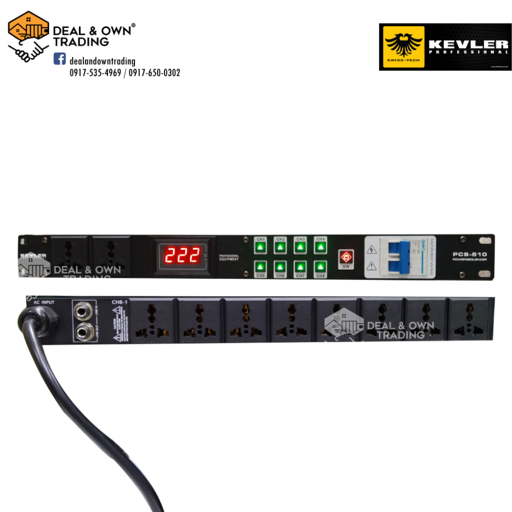 Kevler PCS510 AC Power Sequencer Shopee Philippines