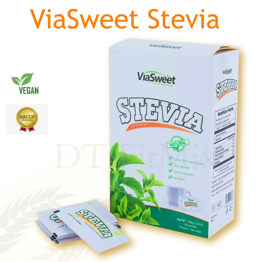 ViaSweet Natural Sweetener Stevia with Erythritol Blend Sugar