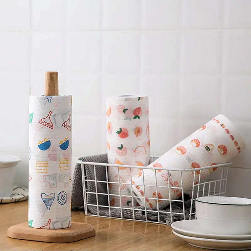 Disposable Clean Lazy Rag Paper Kitchen Oil Absorbent Paper Towels ...