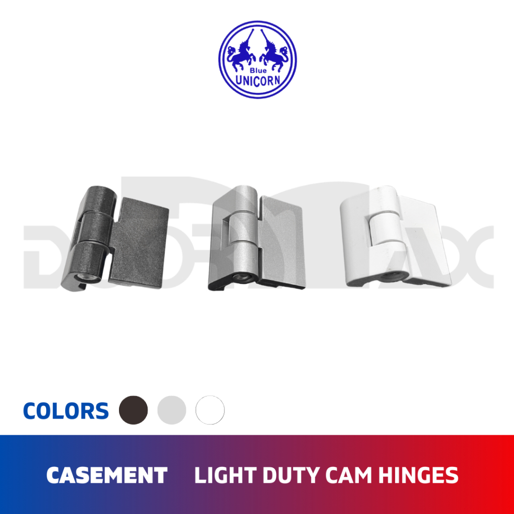 BLUE UNICORN Casement Light Duty Cam Hinges (Brown/Chrome/White ...