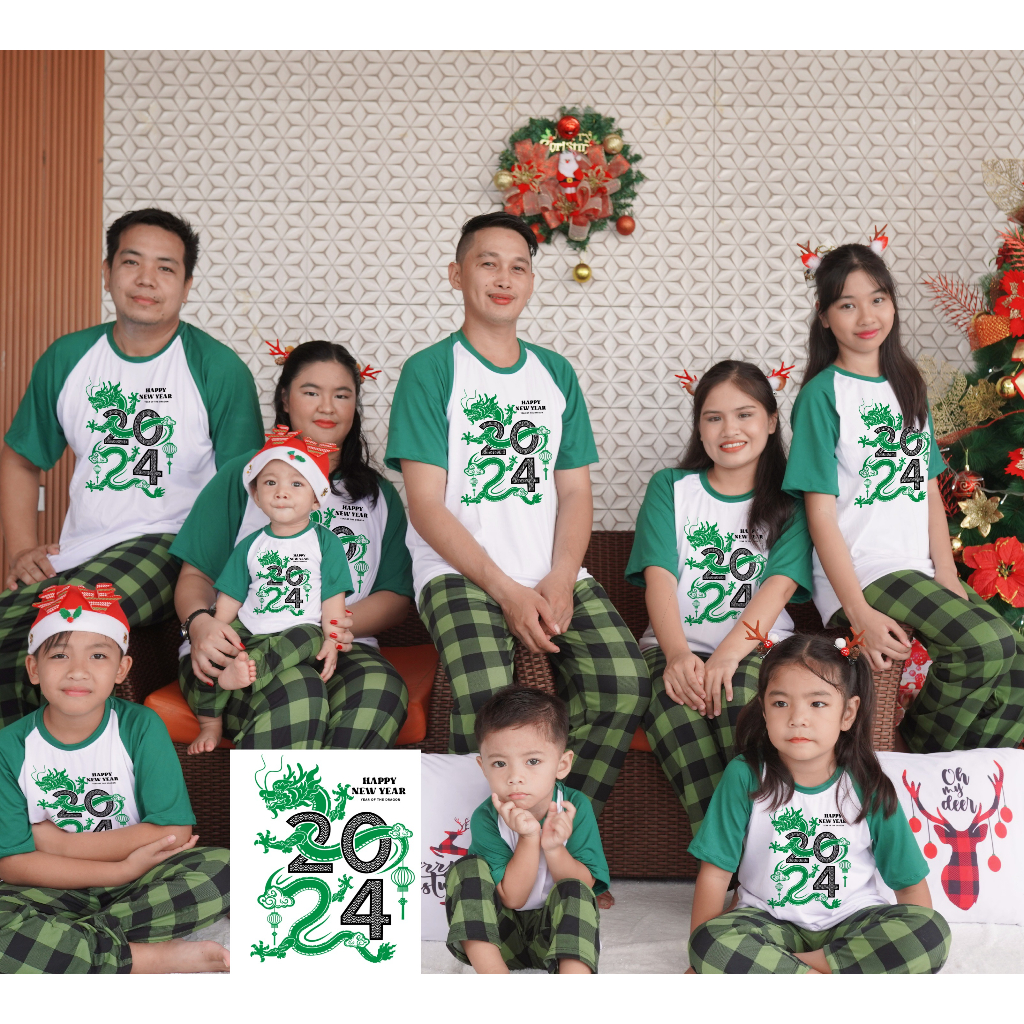 2024 Happy New Year Pajama Family Set Sold Per Size Shopee Philippines   Ph 11134207 7r98q Llnr25onslk6cf