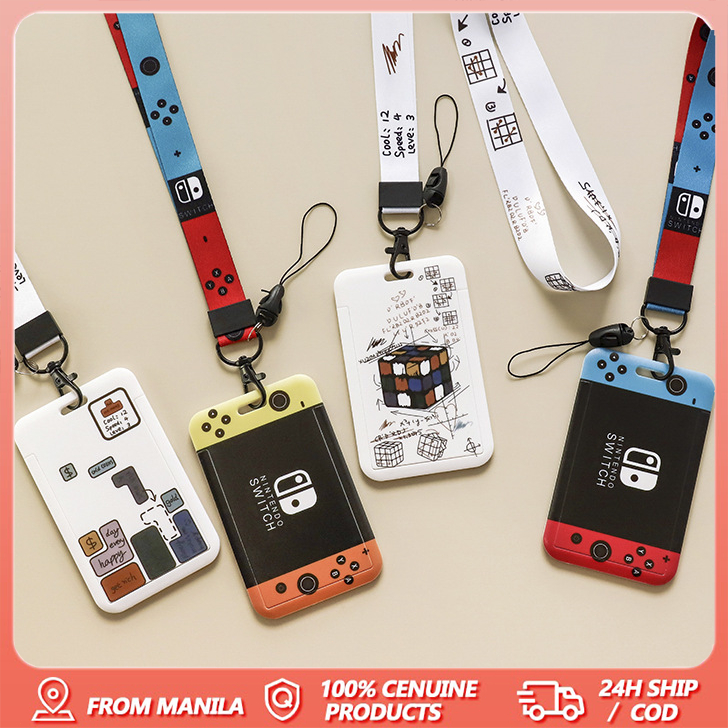 New Switch PSP Lanyard Neck Card Holder Work Card Protector ID Card ...